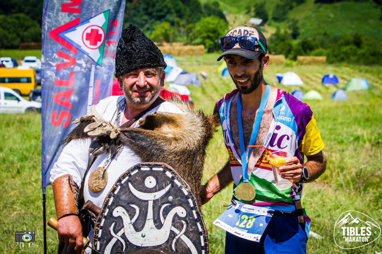  Alex Ionuț Husariu, castigatorul maratonului cu dl. Stefan Achim