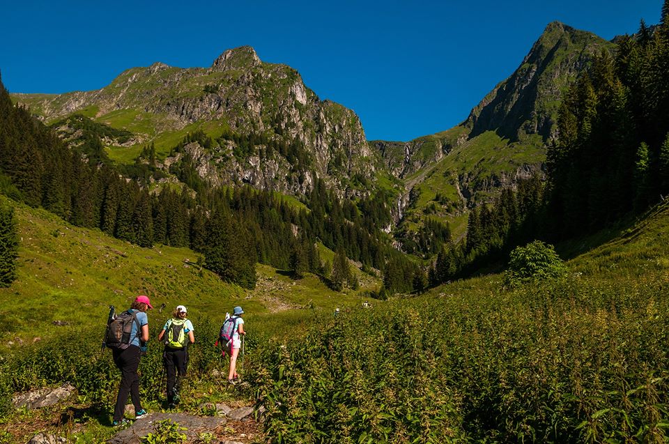  In urcare spre baza abruptului Valea Rea -  Morar Daniel