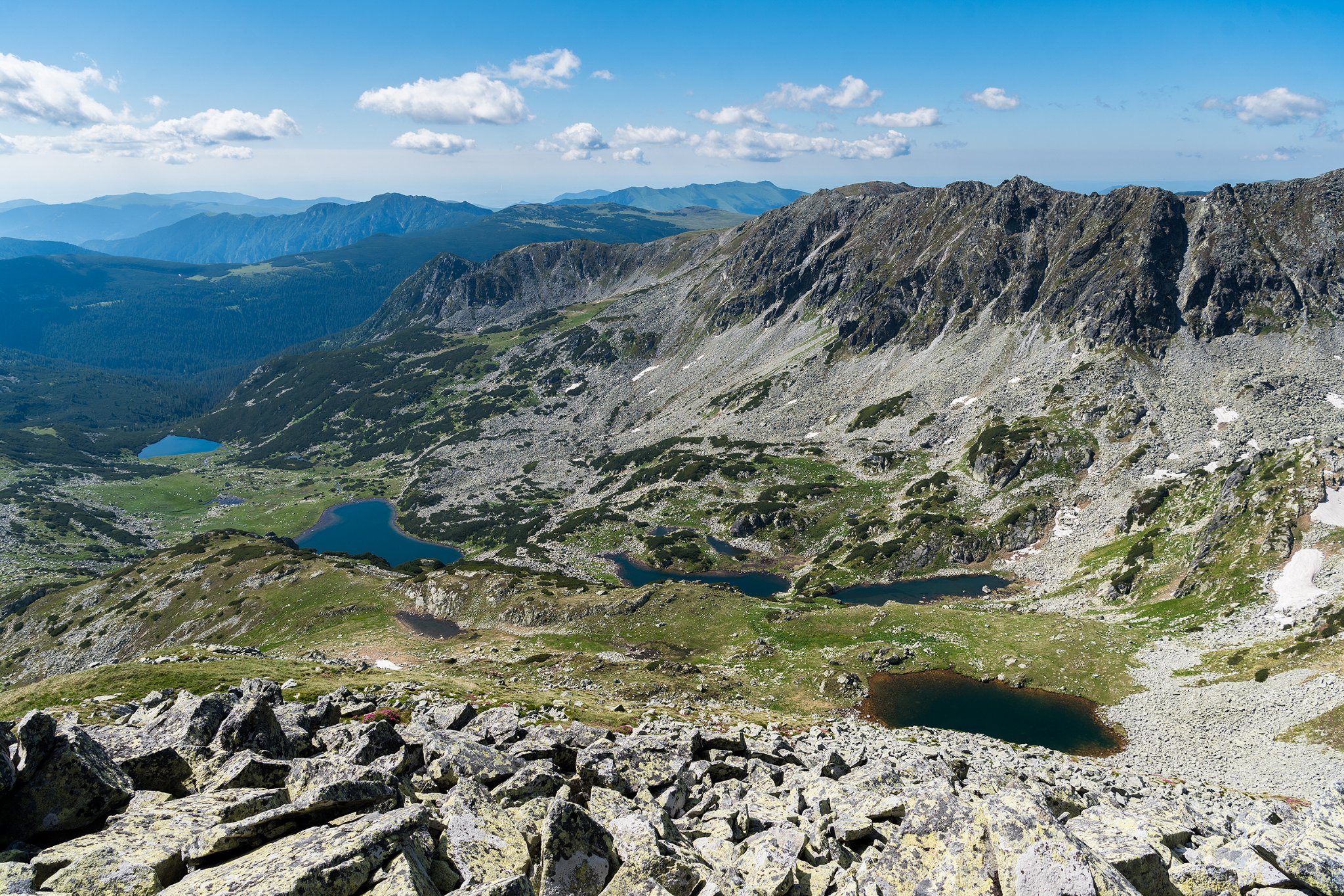  Lacurile din Complexul Bucura văzute dinspre Vf. Bucura. - Morar Daniel