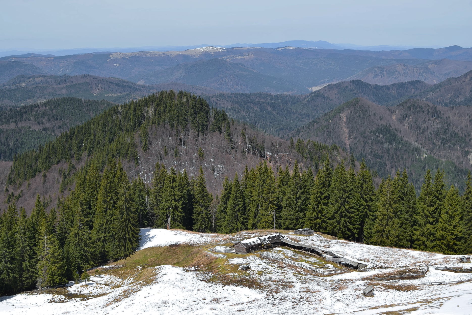  Stâna din Dosul Cristianu, vedere din Golul Cozei - Andrei Raftopol