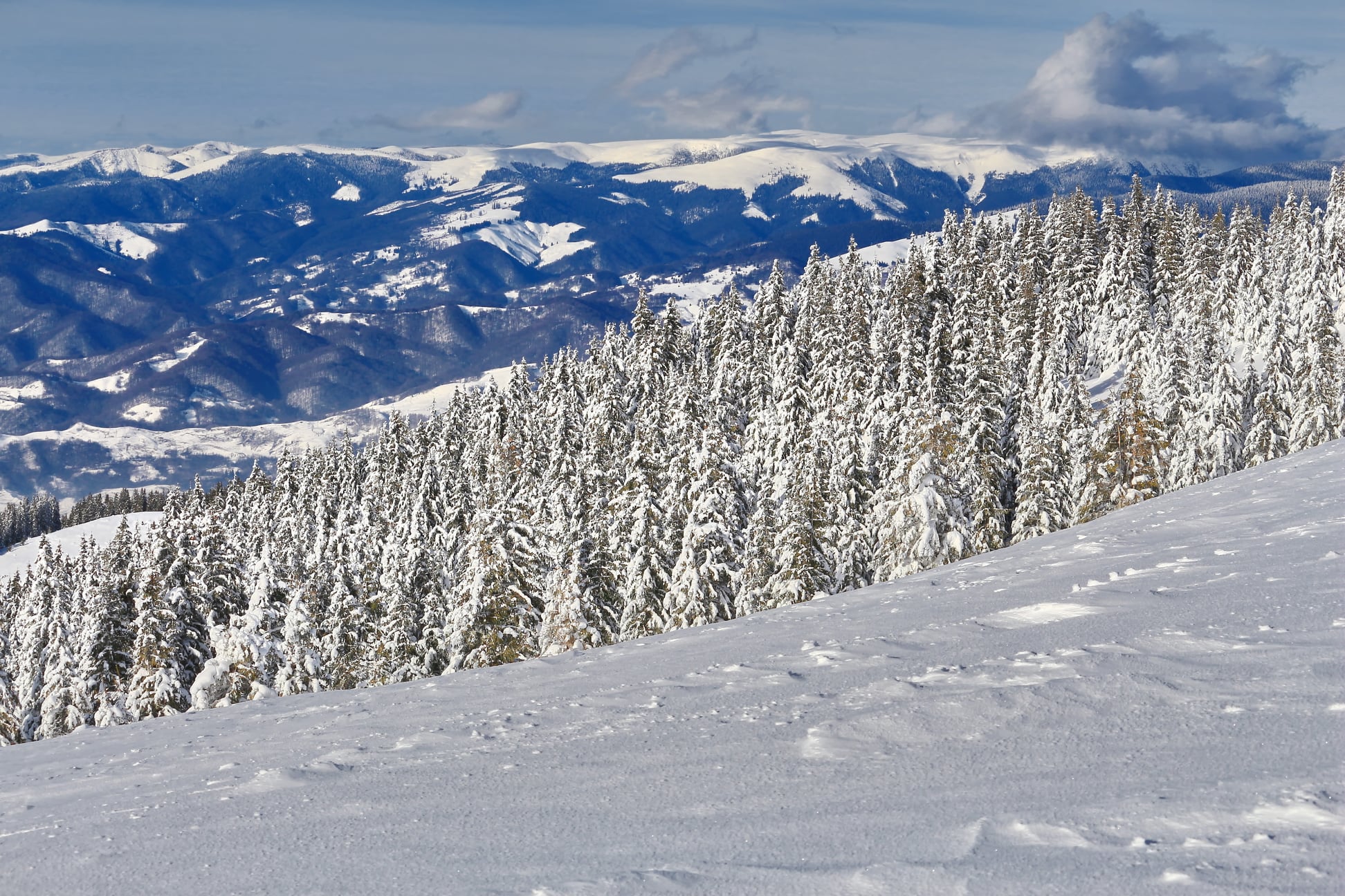  Valea Jietului si Muntii Lotrului in departare - Liana Marin