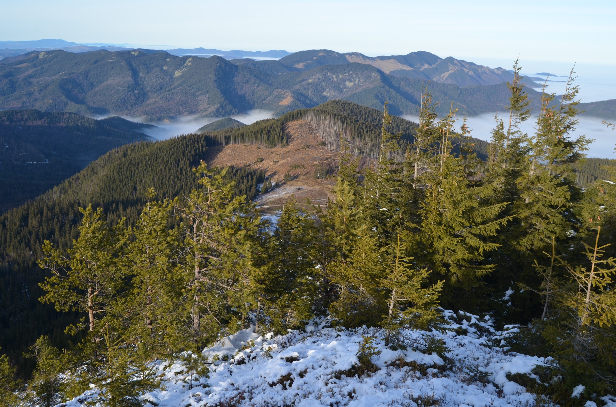  Vedere de pe Vf Pietrosu- Verdele, Negru, Bulboace, Condratu, Seciu, Tichertu, Coza - Andrei Raftopol